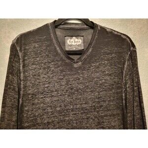 Sheer Black Layer VNeck Shirt M Whimsigoth Goth Grunge Punk Witchy Rock Biker